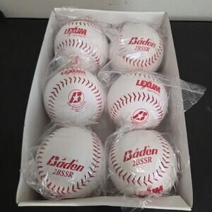 Lot of 6 Baden Lexum 12" Fastpitch Softball 2BSSR .47 C.O.R.